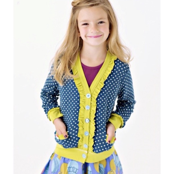 MATILDA JANE • Good Hart American Spoon Cardigan Ruffled Sweater Top - Picture 5 of 7